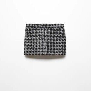 Grey Tweed suit mini skirt